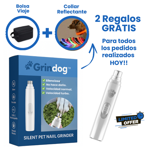 Grindog™ – Uñas Suaves Sin Estrés ni Dolor