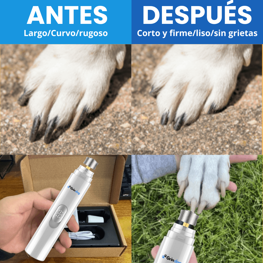 Grindog™ – Uñas Suaves Sin Estrés ni Dolor